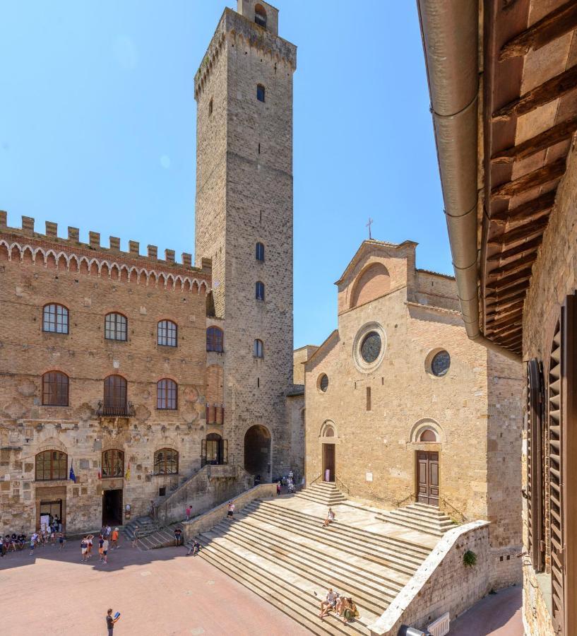 Sangi Studio Apartment - With Amazing View Of The Duomo San Gimignano Exterior foto